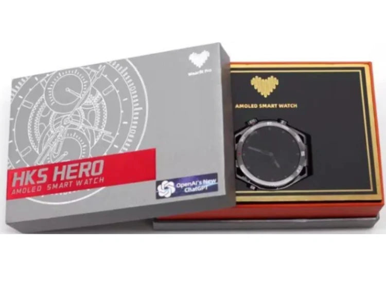 Smartwatch HK5 Hero GPS Chat GPT con doble correa