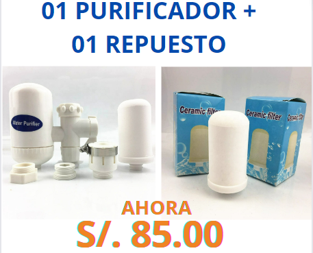 Purificador de agua Portatil